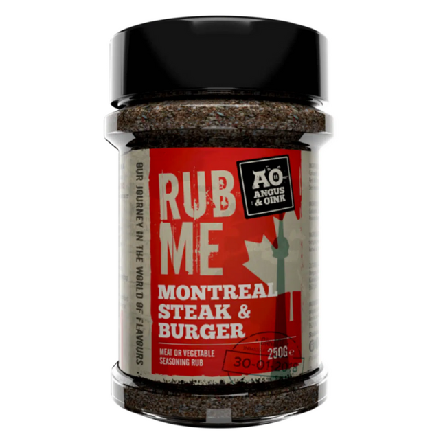 Angus&amp;Oink (Rub Me) Montreal Steak &amp; Burger Seasoning 250 grams