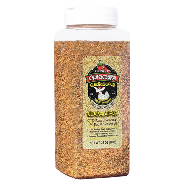 2 Gringos Chupacabra 'Cluckalicious' Chicken Rub 25 oz