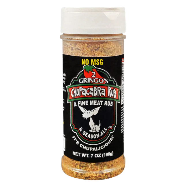 2 Gringos Chupacabra BBQ Rub NO MSG 7 oz