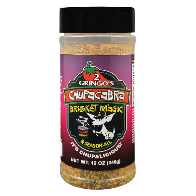 2 Gringos Chupacabra 'Brisket Magic & Season-All' BBQ Rub 12oz