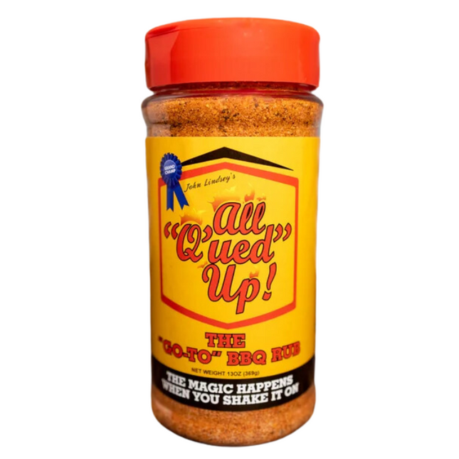 All Q'ued Up! The "Go-To" BBQ Rub 13 oz