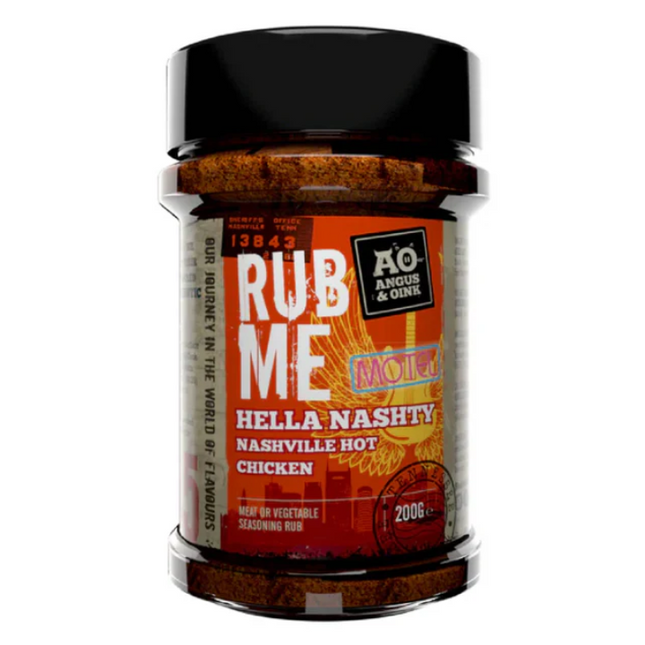 Angus&amp;Oink (Rub Me) Hella Nashty Nashville Hot Chicken Seasoning 200 Gramm