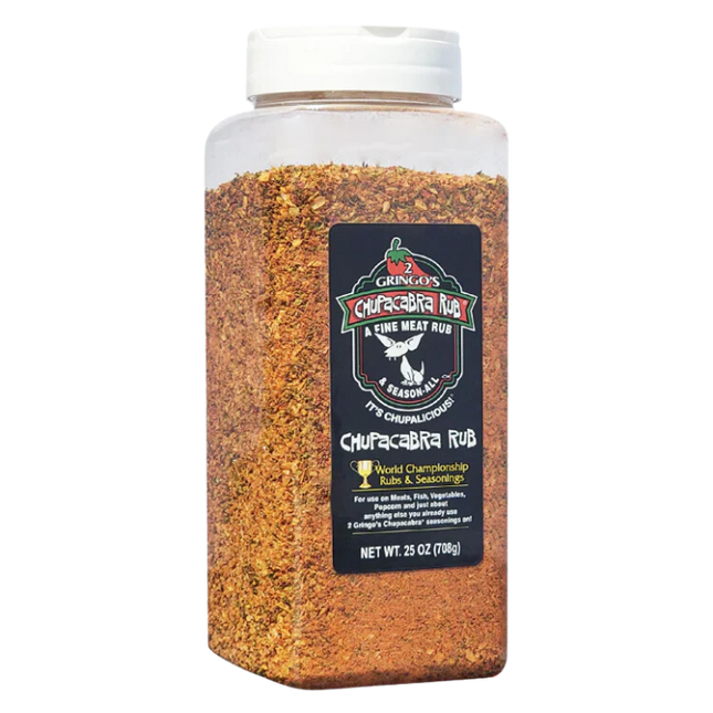 2 Gringos Chupacabra BBQ Rub 25 oz