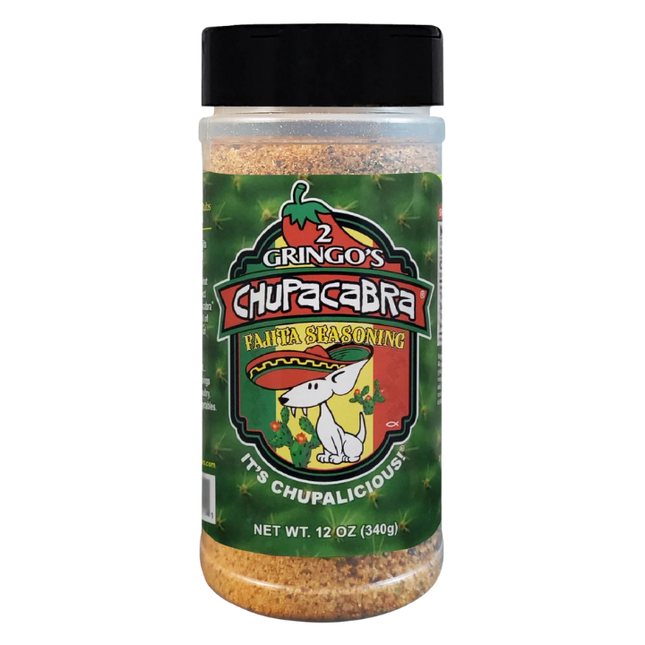 2 Gringos Chupacabra Fajita Seasoning 12 oz