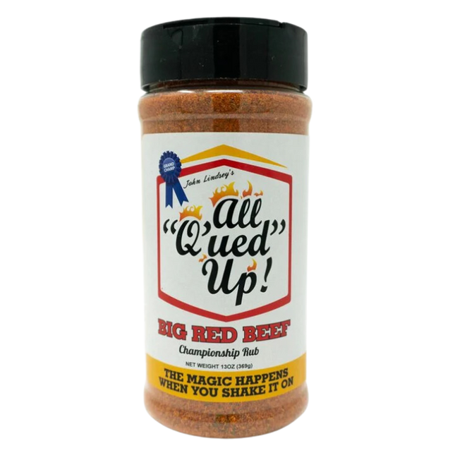 All Q'ued Up! Red Beef 13 oz