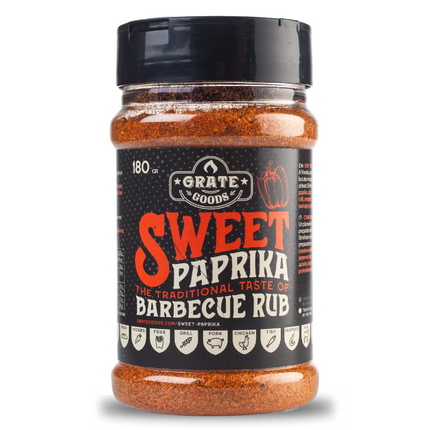 Grate Goods Sweet Paprika BBQ Rub 180 gram