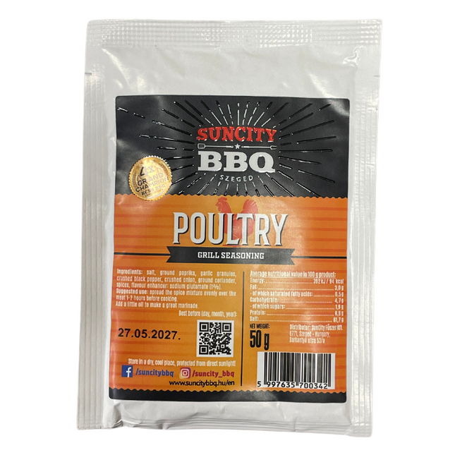 SunCity BBQ Poultry Grill Rub 50 gram