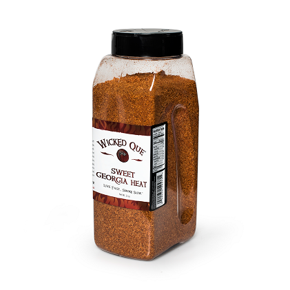 Wicked Que Sweet Georgia Heat BBQ Rub 23oz