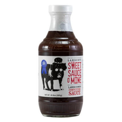 Lambert's Sweet Sauce O' Mine Lambo Combo Competition Barbecue Sauce 20.8oz