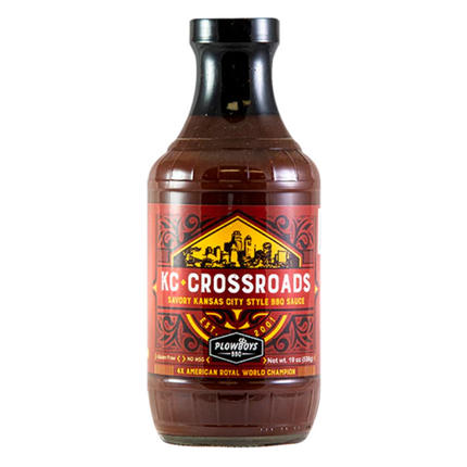 Plowboys Barbecue KC Crossroads BBQ-Sauce 16oz