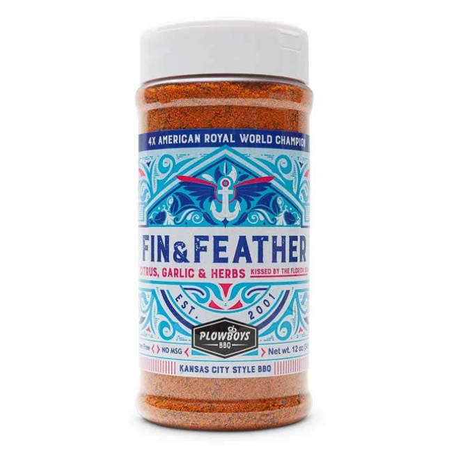 Plowboys Fin &amp; Feather Rub 12oz