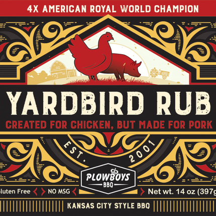 Plowboys Yardbird Rub 14oz