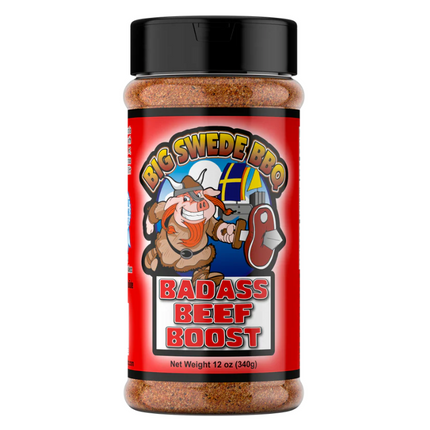 Big Swede BBQ „Badass Beef Boost“ BBQ Rub 12oz