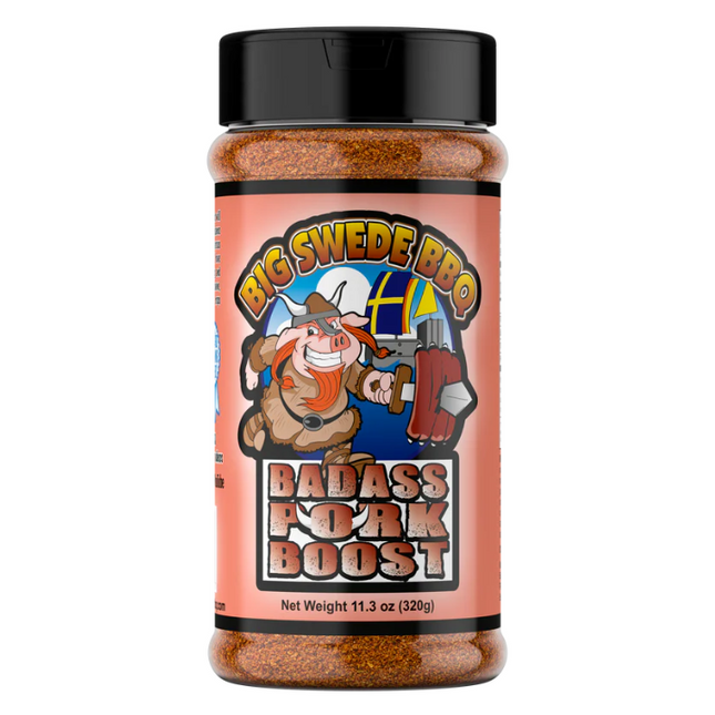 Big Swede BBQ 'Badass Pork Boost' BBQ Rub 11.3oz