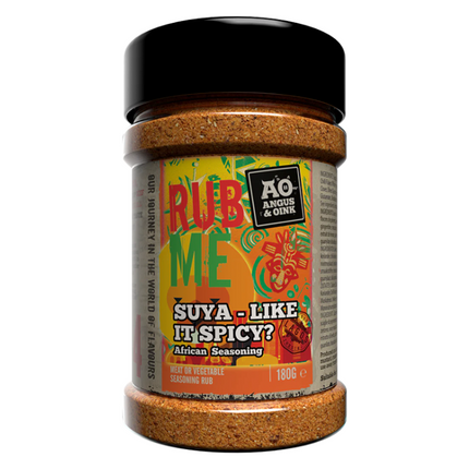 Angus&amp;Oink (Rub Me) Suya African Seasoning Nut Free 180 Gramm