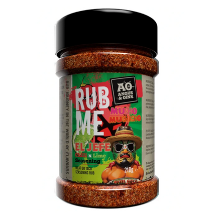 Angus&amp;Oink (Rub Me) El Jefe Chilli x Lime Seasoning 210 Gramm