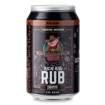 TurnPike Smokers Rich Rib Rub 235 Gramm