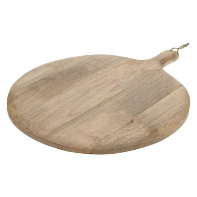 Mangohouten Serveerplank Rond 60 x 47 cm