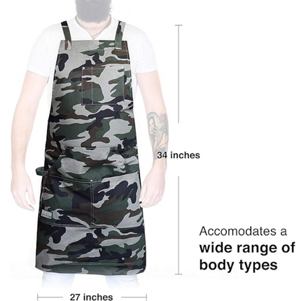 Hudson Durable Goods Camouflage BBQ schort