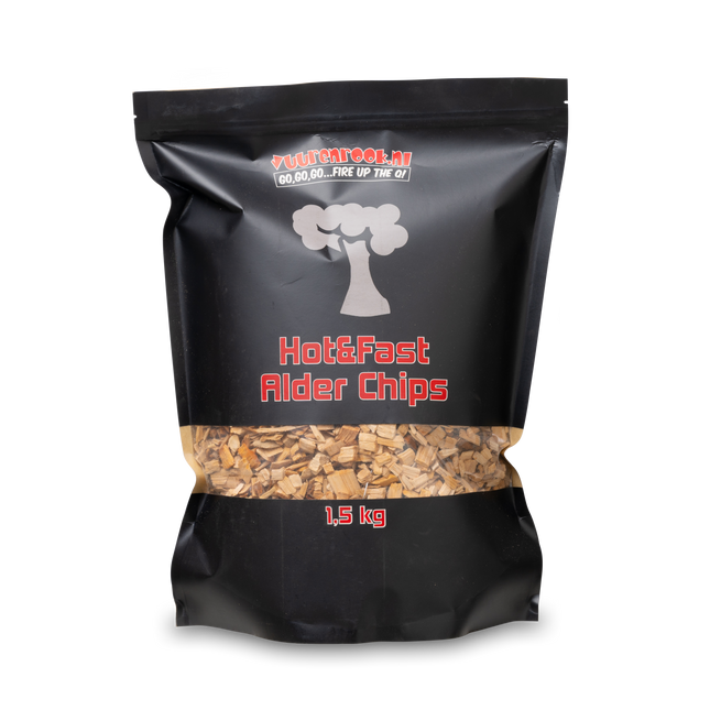 Vuur&amp;Rook Hot&amp;Fast Alder Chips 1.5 kg