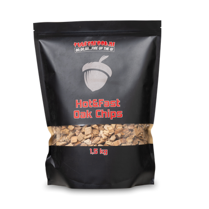 Vuur&Rook Hot&Fast Eiken Chips 1,5 kg