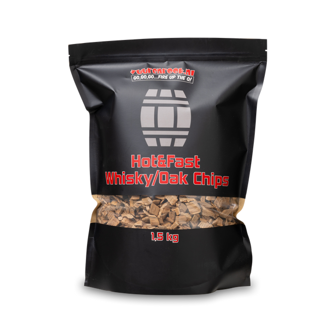 Vuur&Rook Hot&Fast Whisky / Eiken Chips 1,5 kg