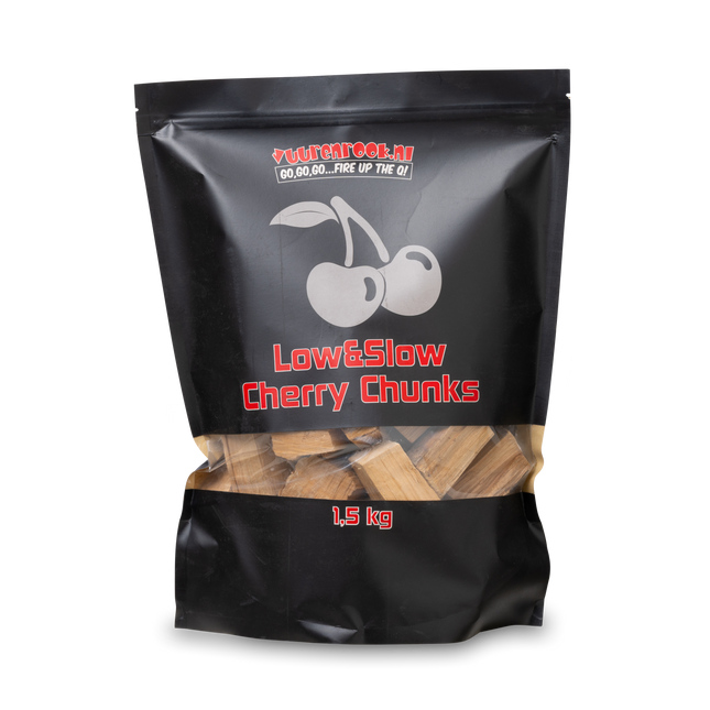 Vuur&Rook Low&Slow Kersen Chunks 1,5 kg