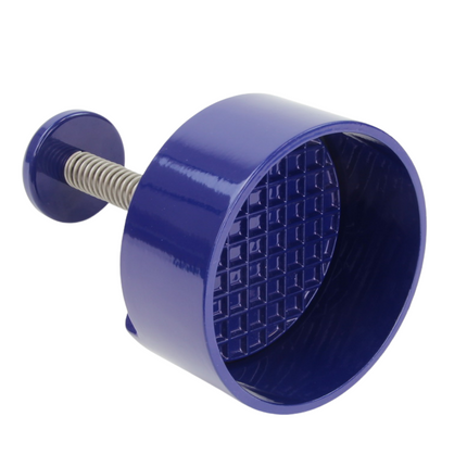 Adelmann Aluminium Hamburgerpers Blauw Ø100mm