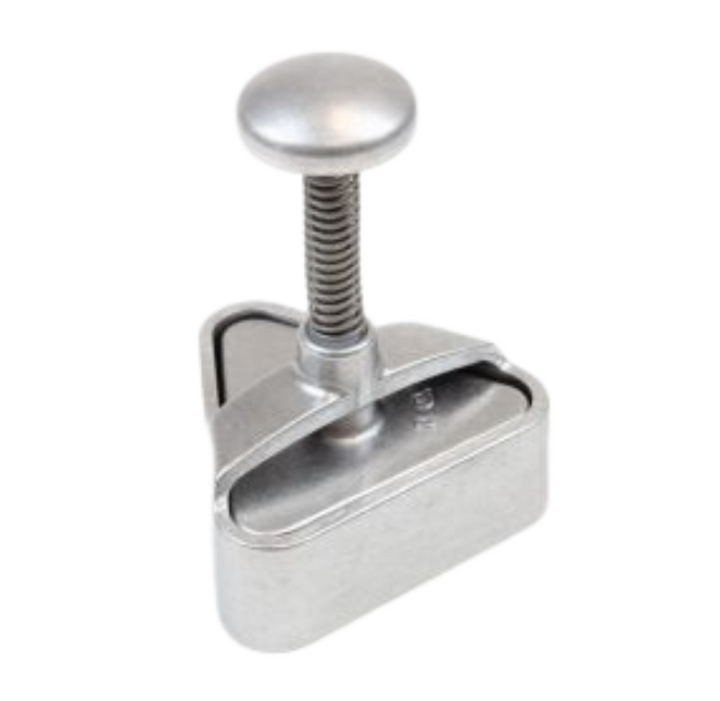 Adelmann Aluminium Hamburgerpers Driehoek 105 x 105 mm