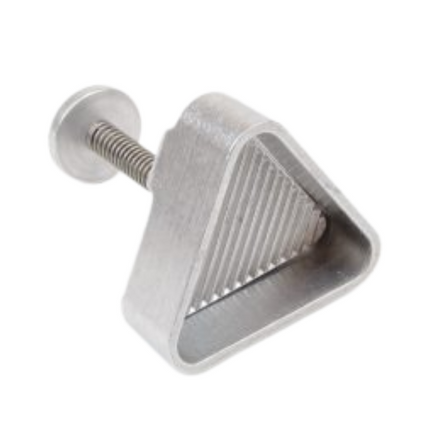 Adelmann Aluminium Hamburgerpers Driehoek 105 x 105 mm