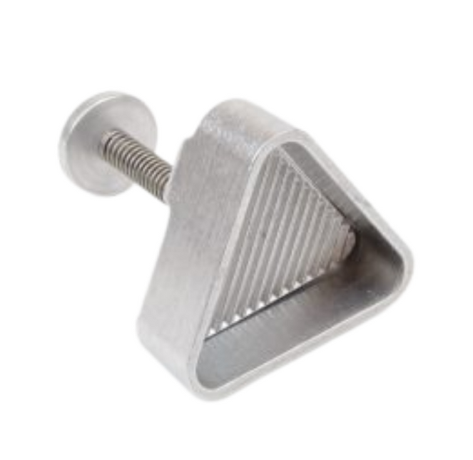 Adelmann Aluminium Hamburgerpers Driehoek 105 x 105 mm