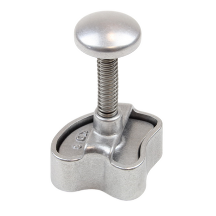 Adelmann Aluminium Hamburgerpers Kotelet Vorm 91 x 68 mm