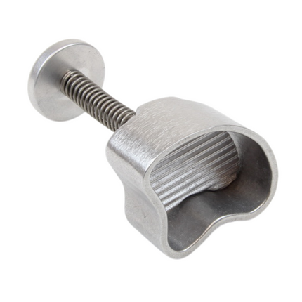 Adelmann Aluminium Hamburgerpers Kotelet Vorm 91 x 68 mm