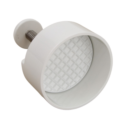 Adelmann Aluminium Hamburgerpers Wit Ø100mm