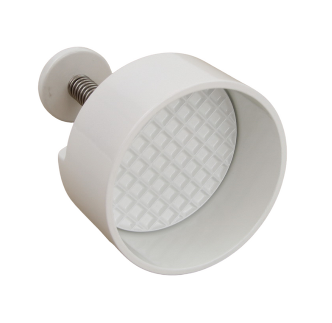 Adelmann Aluminium Hamburgerpers Wit Ø100mm