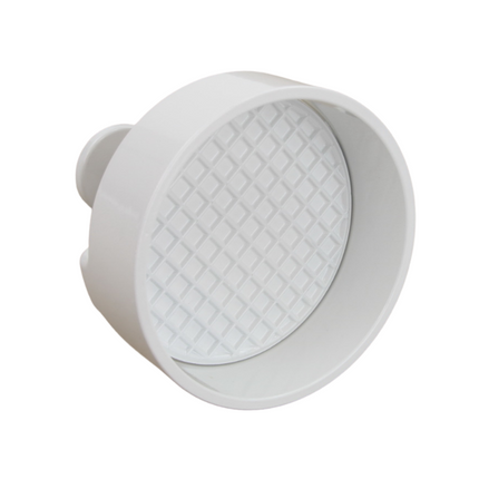 Adelmann Aluminium Hamburgerpers Wit Ø125mm