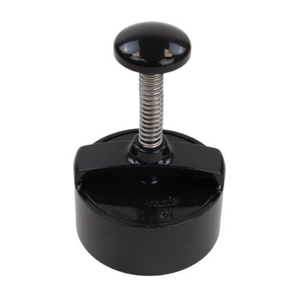 Adelmann Aluminium Hamburgerpers Zwart Ø100mm