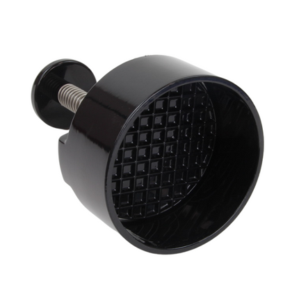 Adelmann Aluminium Hamburgerpers Zwart Ø100mm