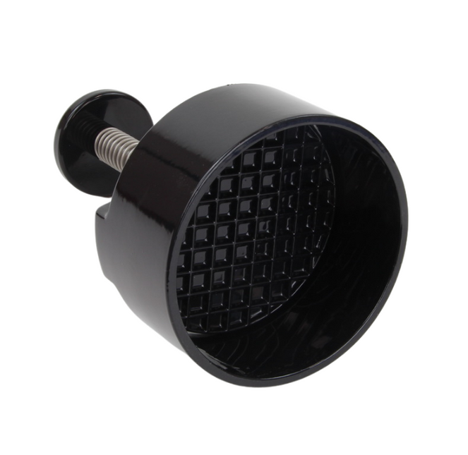 Adelmann Aluminium Hamburgerpers Zwart Ø100mm