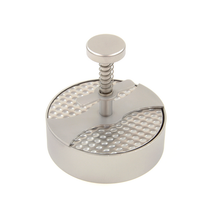 Adelmann RVS Hamburgerpers met Structuurblad Ø 110mm