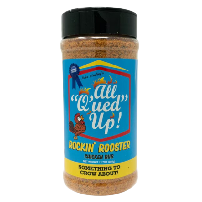 All Q'ued Up All Q'ued Up! Rockin'Rooster 12.7 oz
