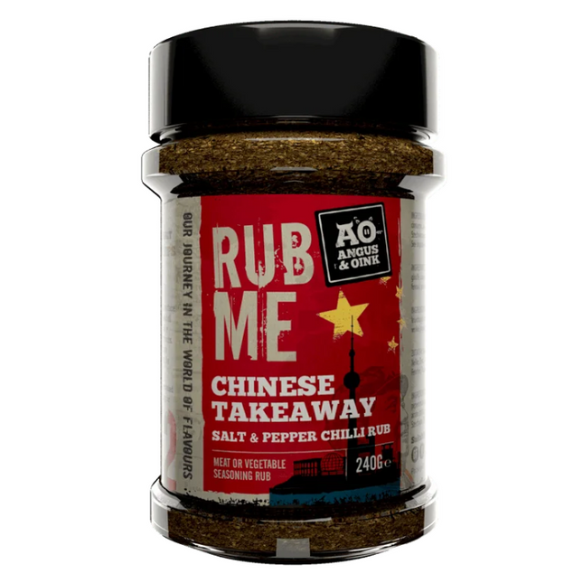 Angus & Oink Angus&Oink (Rub Me) Chinese Takeaway Salt & Pepper Chili Rub 200 gram