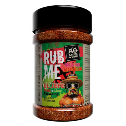 Angus & Oink Angus&Oink (Rub Me) El Jefe Chilli x Lime Seasoning 210 gram