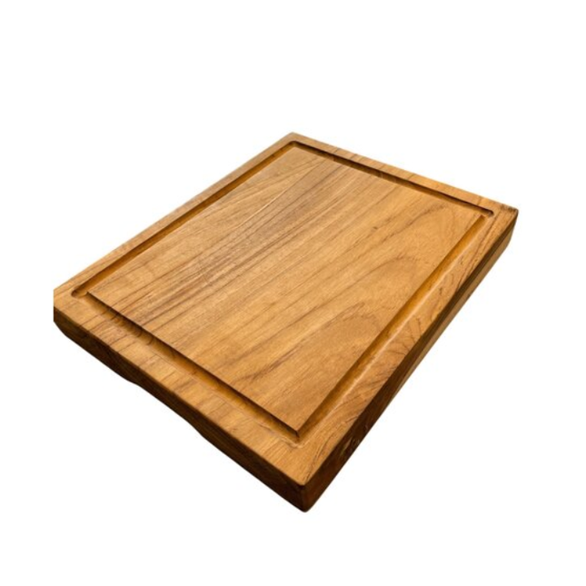 Basic Culinair Basic Culinair Teakhouten Snijplank 40 x 30 x 4 cm