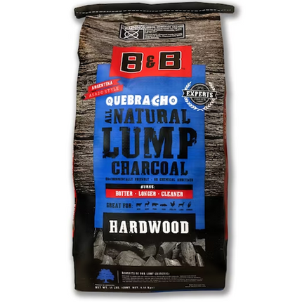 B&B B&B Charcoal Quebracho Variety Lump Charcoal 8.18 kg