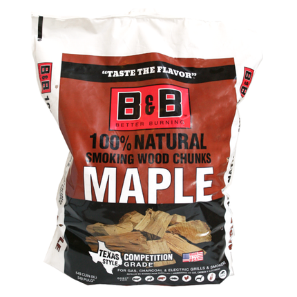 B&B B&B Maple Chunks 9 liter