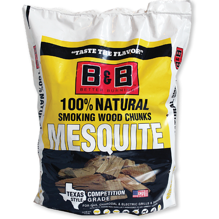 B&B B&B Mesquite Chunks 9 liter