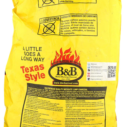 B&B B&B Mesquite Lump Charcoal 3.6 kg