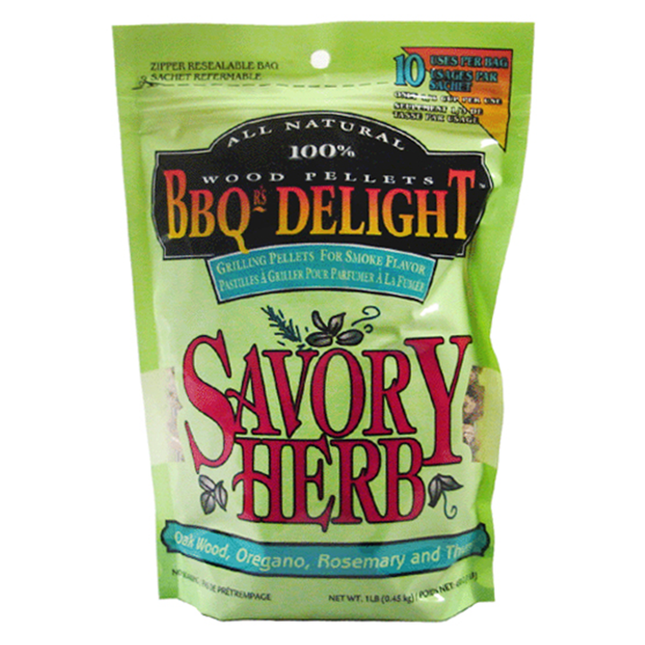BBQ Delight BBQ Delight Savory Herb BBQ Pellets 450 gram
