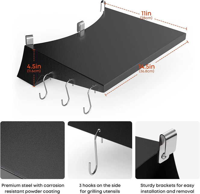 BBQnovation BBQNovation Zijtafels TBV 57 cm Kogel BBQ